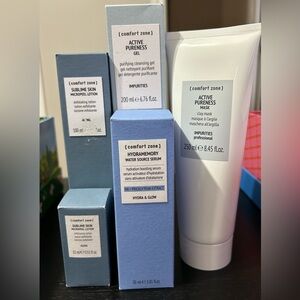 5 NEW in box Comfort Zone Hydramemory &Active Pureness Skincare Collection